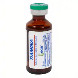 Ecar Tiamina Solución Inyectable (100 mg)