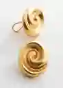 Pendientes Agata Oro Talla 99 Mujer Mango