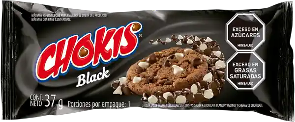 Chokis Galletas Chispas Black 37 g