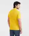 Camiseta Polo Clasic Amarillo Ópaco Oscuro L Chevignon