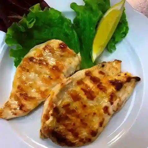 Pechuga o cerdo a la plancha