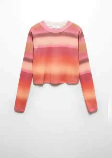 Jersey Tyedye Naranja Talla L Mujer Mango