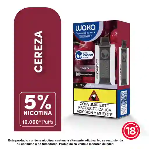 WAKA Vape SoPro 10.000 Dark Cherry 5% 10.000 Puffs