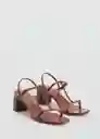 Sandalias Oporta Cuero Talla 37 Mujer Mango