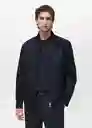 Chaqueta Talco Azul Noche Talla M Hombre Mango