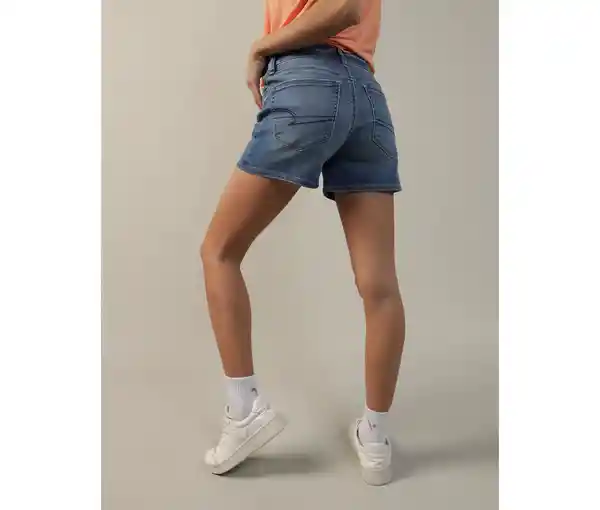 Short Mujer Azul Talla 10 American Eagle