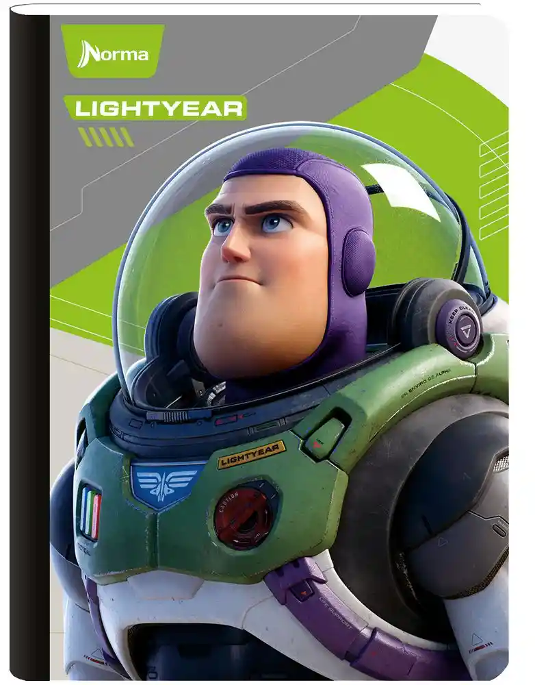 Norma Cuaderno Lightyear Mediano 50 Hojas Cosido