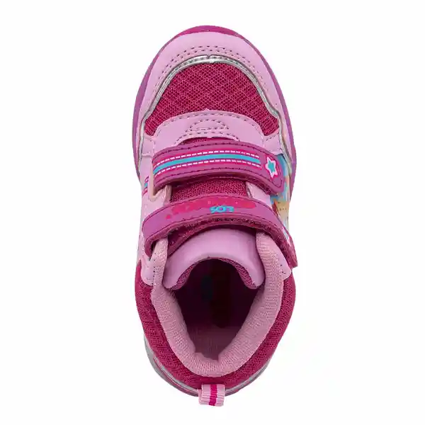 Los Gomosos Tenis Con Luces Moulu Niña Rosado Talla 26