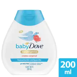 Dove Baby Crema Humectación Enriquecida 200mL