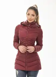 Chaqueta Para Mujer Color Vino Talla XL