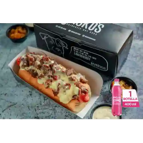 Combo Hot Dog Gran Danes + Postobón Manzana 400ml