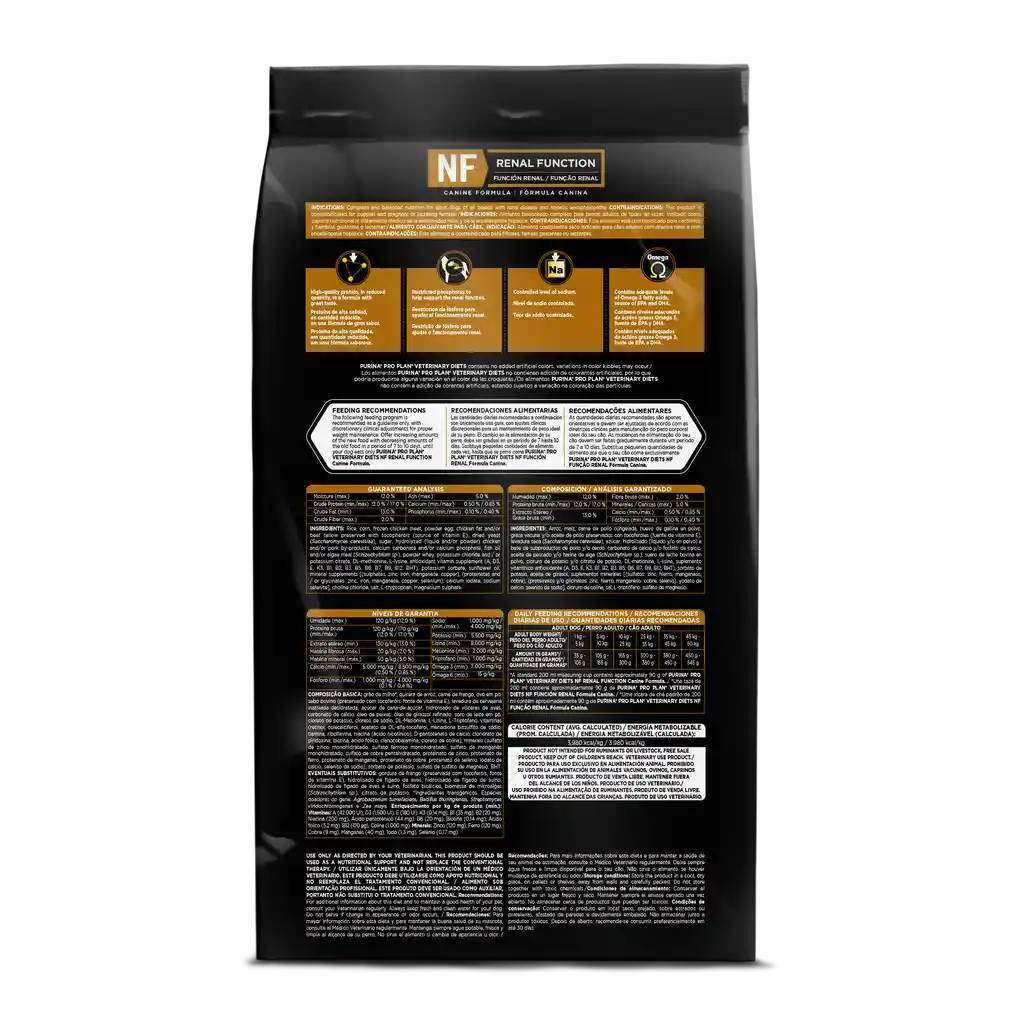 Comida para perro Purina Pro Plan Veterinary Diets NF Enfermedad Renal x 2kg
