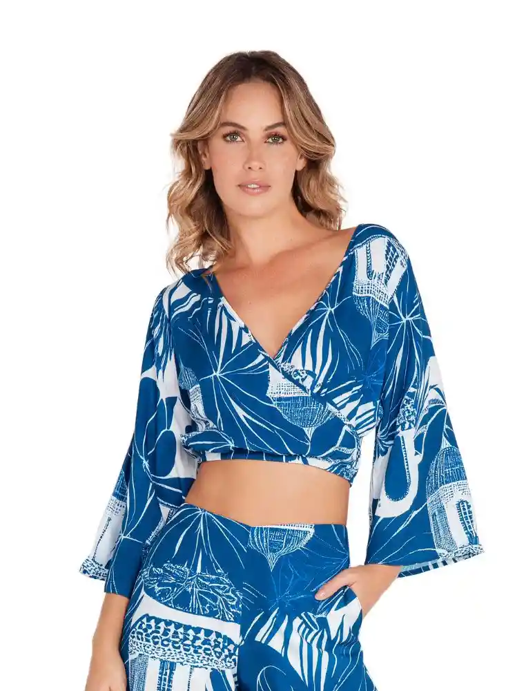 Blusa L-azul