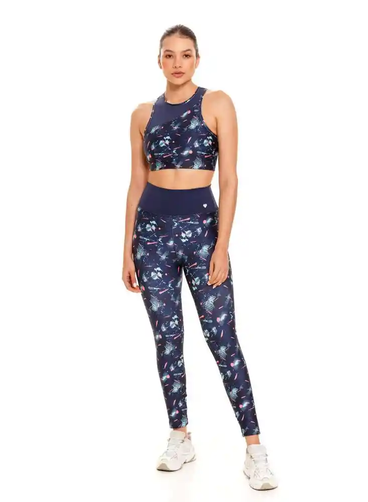 Pantalon Lycra S-azul