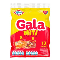 Gala Ponqué Miti Sabor Vainilla y Chocolate