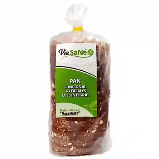 Pan  Vie Sanefuncional Con 6 Cereales Y Miel Integral