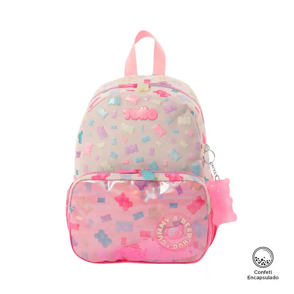 Morral Para Niña Gummy Bear Pequeño Rosado