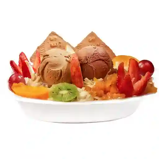 Combo pareja ensalada + banana split