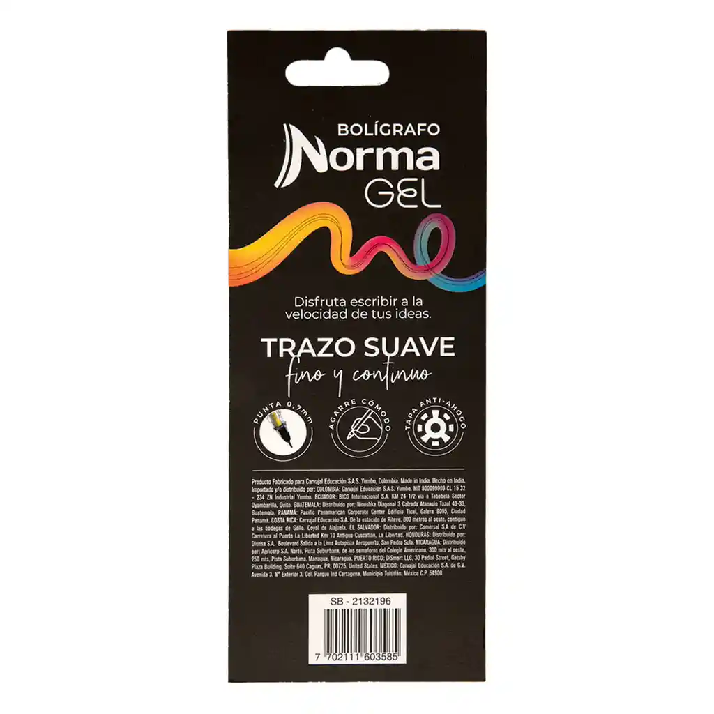 Norma Set Bolígrafos Trazo Suave