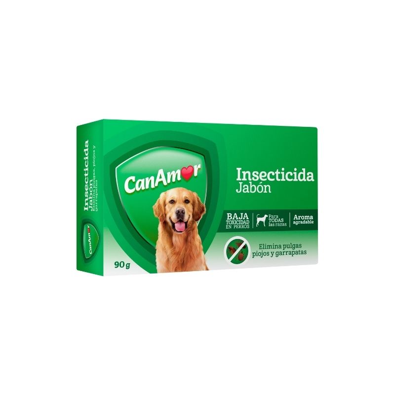 Can Amor Jabón Insecticida para Perro 90 g