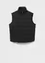 Chaleco Mirlost Negro Talla L Hombre Mango