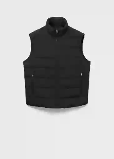Chaleco Mirlost Negro Talla L Hombre Mango