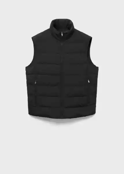 Chaleco Mirlost Negro Talla L Hombre Mango