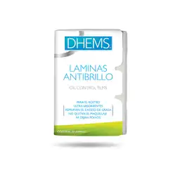 Dhems Láminas Antibrillo Para el Rostro