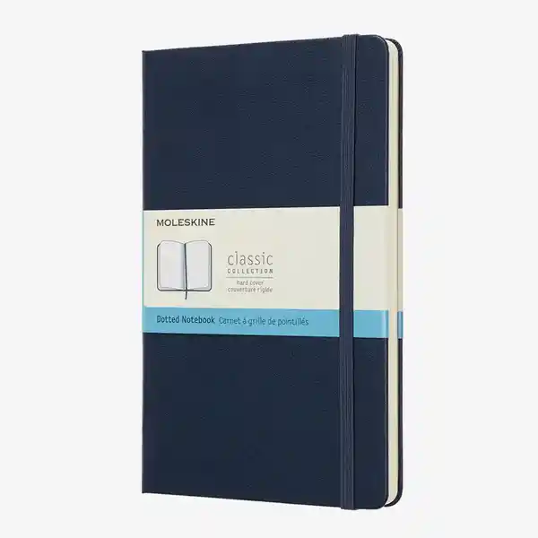Inkanta Cuaderno Grande Puntos Azul Zafiro Hc