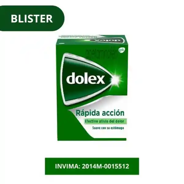 Dolex Analgesico Alivio Del Dolor y la Fiebre Sobre (500 mg)