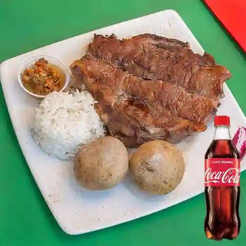 Combo Promocion Churrasco + Coca Cola Original 500 ml