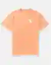 Camiseta Hombre Naranja Talla X-LARGE American Eagle