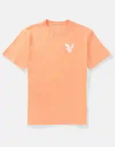 Camiseta Hombre Naranja Talla X-LARGE American Eagle