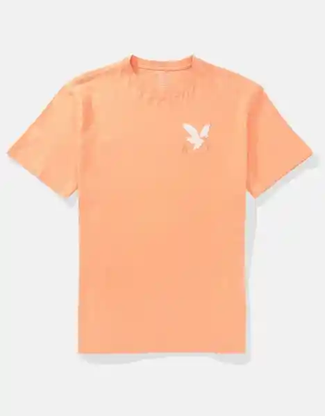 Camiseta Hombre Naranja Talla X-LARGE American Eagle