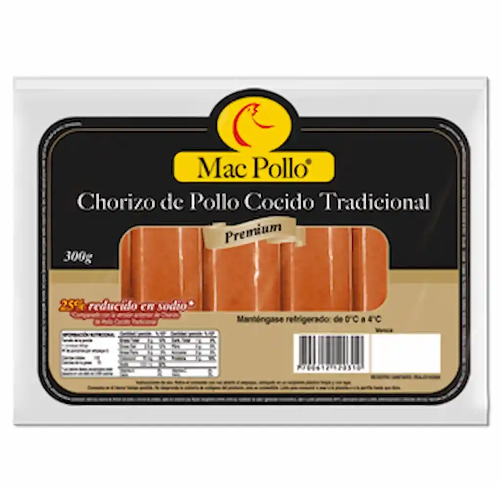 Mac Pollo Chorizo de Pollo