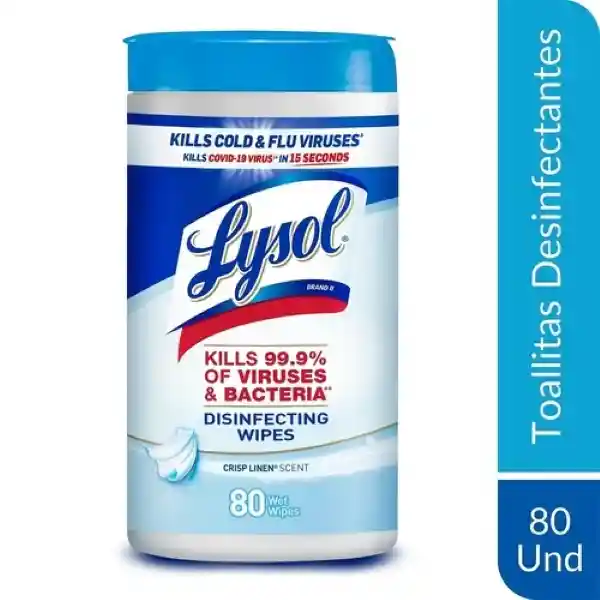 Lysol Toalla Humedas Wipes