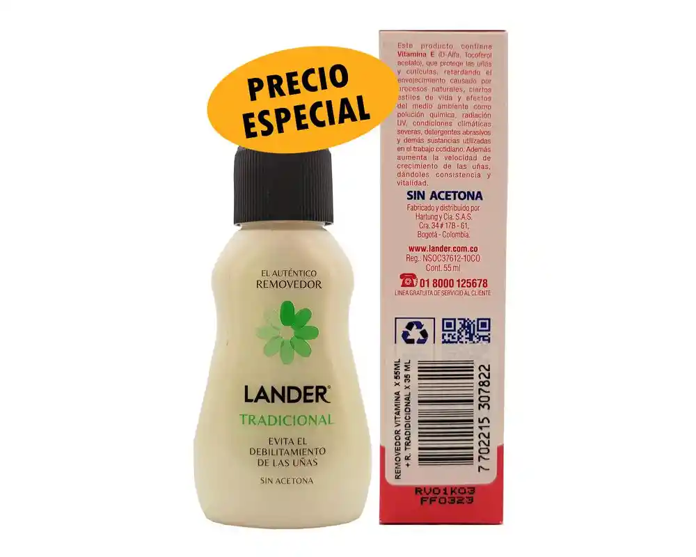 Of Removedor Vitamina e +removedor Lander