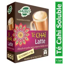 Jaibel Mezcla en polvo Té Chai Latte en caja x12 u