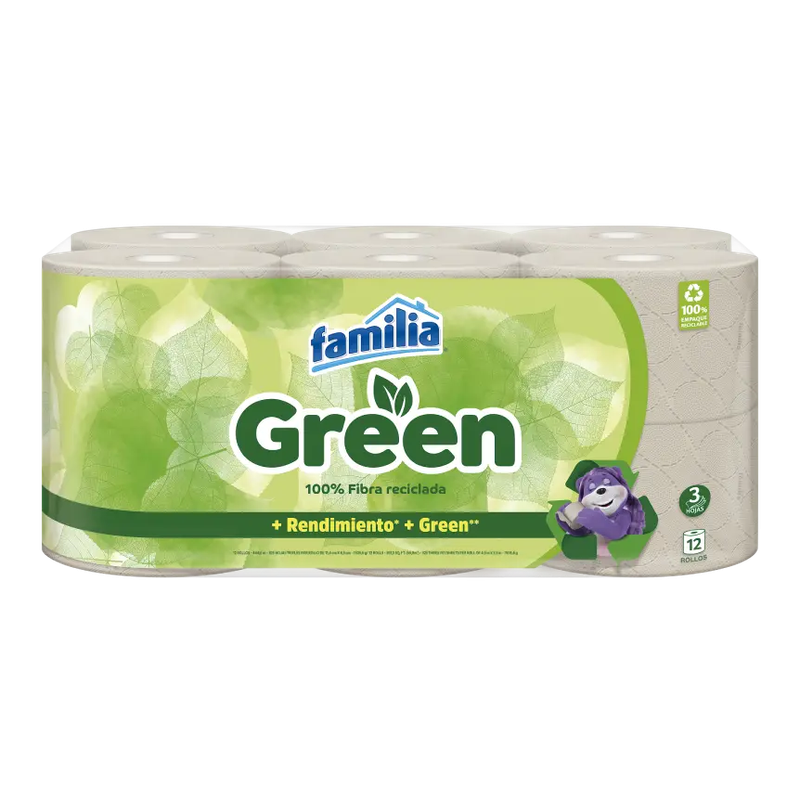 Familia Papel Higiénico Green 355.2 m