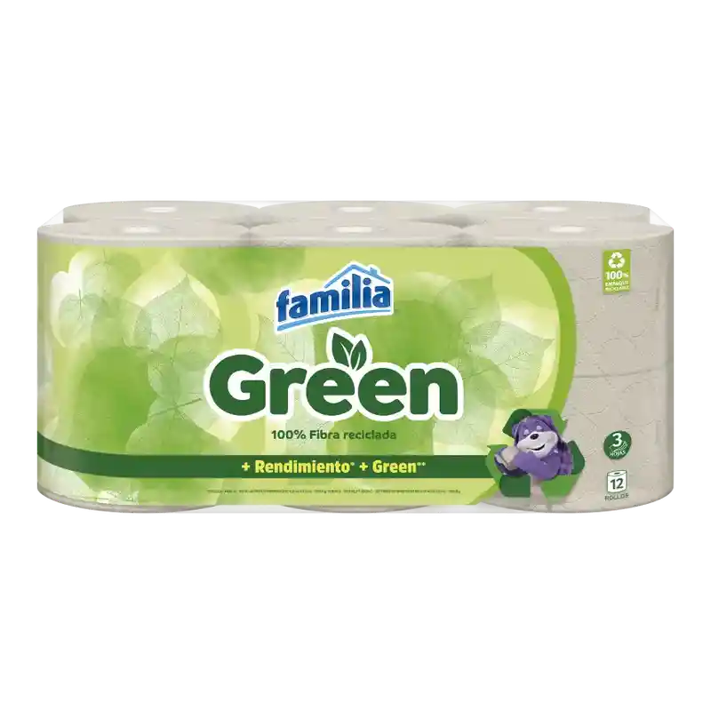 Familia Papel Higiénico Green Rollo