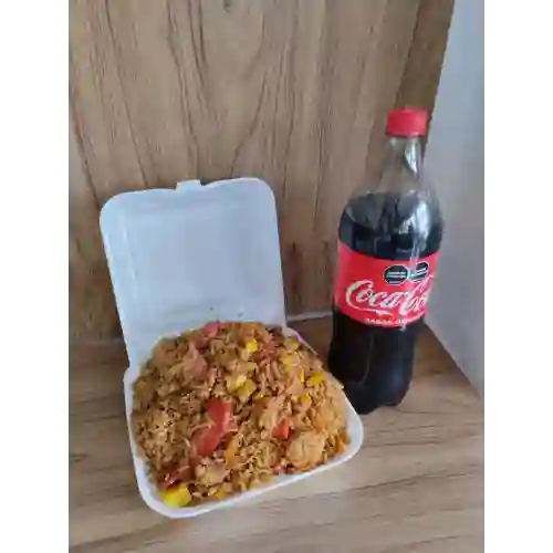 Arroz Ranchero Mediano + Gaseosa 15 l