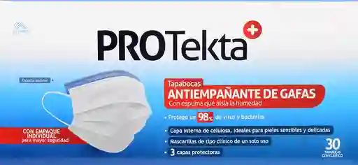 Protekta Tapabocas Quirúrgico Antiempañante de Gafas