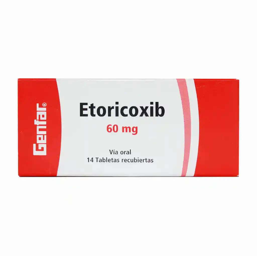 Genfar Etoricoxib 14 Tabletas (60 Mg)