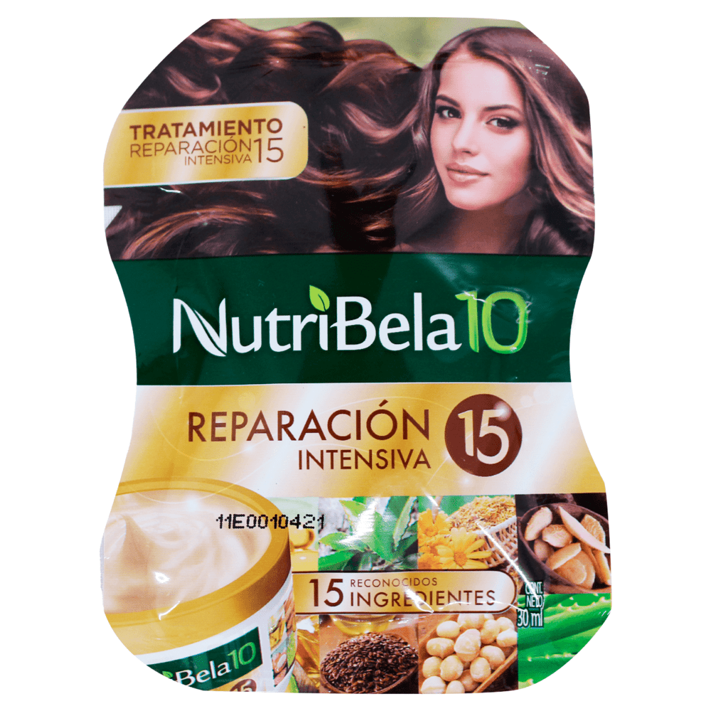 Nutribela Tratamiento para Cabello Reparación Intensiva 15 30 ml