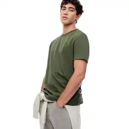 Camiseta Manga Corta en Jerse Algodón Masculino Aplo Gef