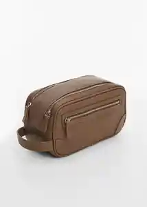 Bolso Toiletxl Marrón Talla 99 Hombre Mango