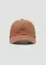 Gorra Minili Marrón Talla 99 Mujer Mango