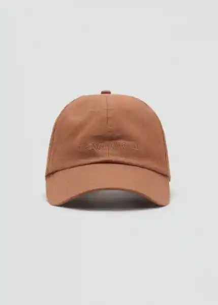 Gorra Minili Marrón Talla 99 Mujer Mango