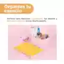 Organizador Plástico Compartimento Alta Macaron Rosa Miniso