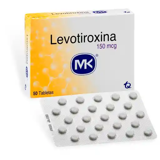 Levotiroxina Mk (150 Mcg) Tabletas